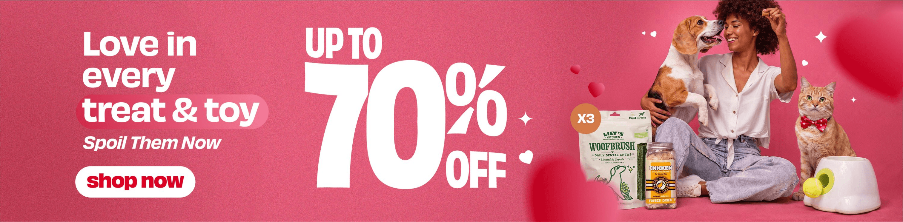 Pet products sale - Up to 70% off