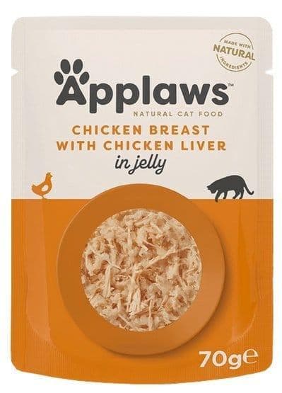 Applaws Natural Cat Supplies With Chicken Breast And Liver In Jelly 70 Gr